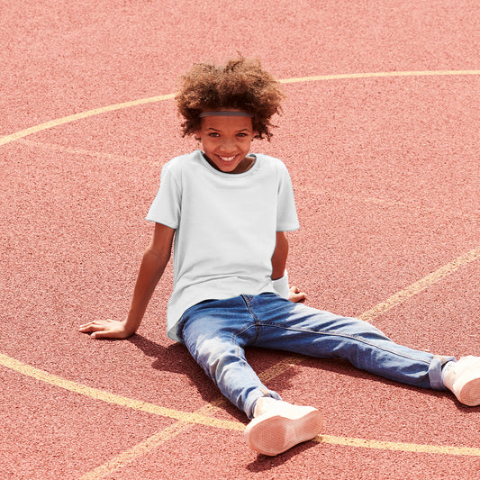 T-shirt Branca Infantil Iconic - Conforto e Estilo