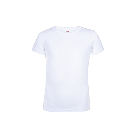T-shirt Branca de Menina Iconic - Conforto e Estilo