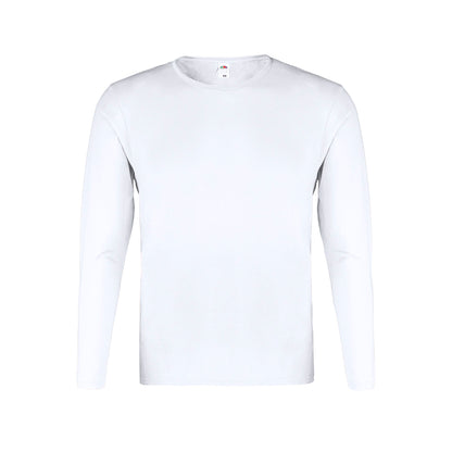 T-shirt Branca de Manga Comprida - Conforto e Estilo