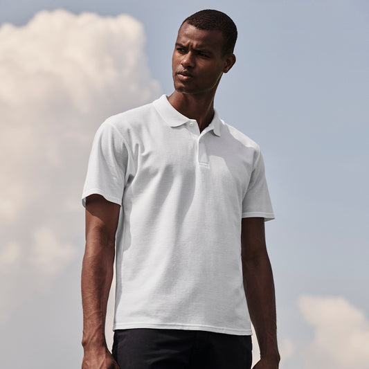 Polo Branco Clássico em Algodão Piqué - Conforto e Qualidade
