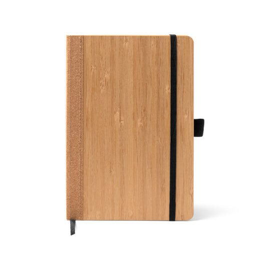 Caderno de Notas em Bambu com Capa Dura