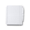 Caderno de Papel Reciclado com Capa Dura e Caneta