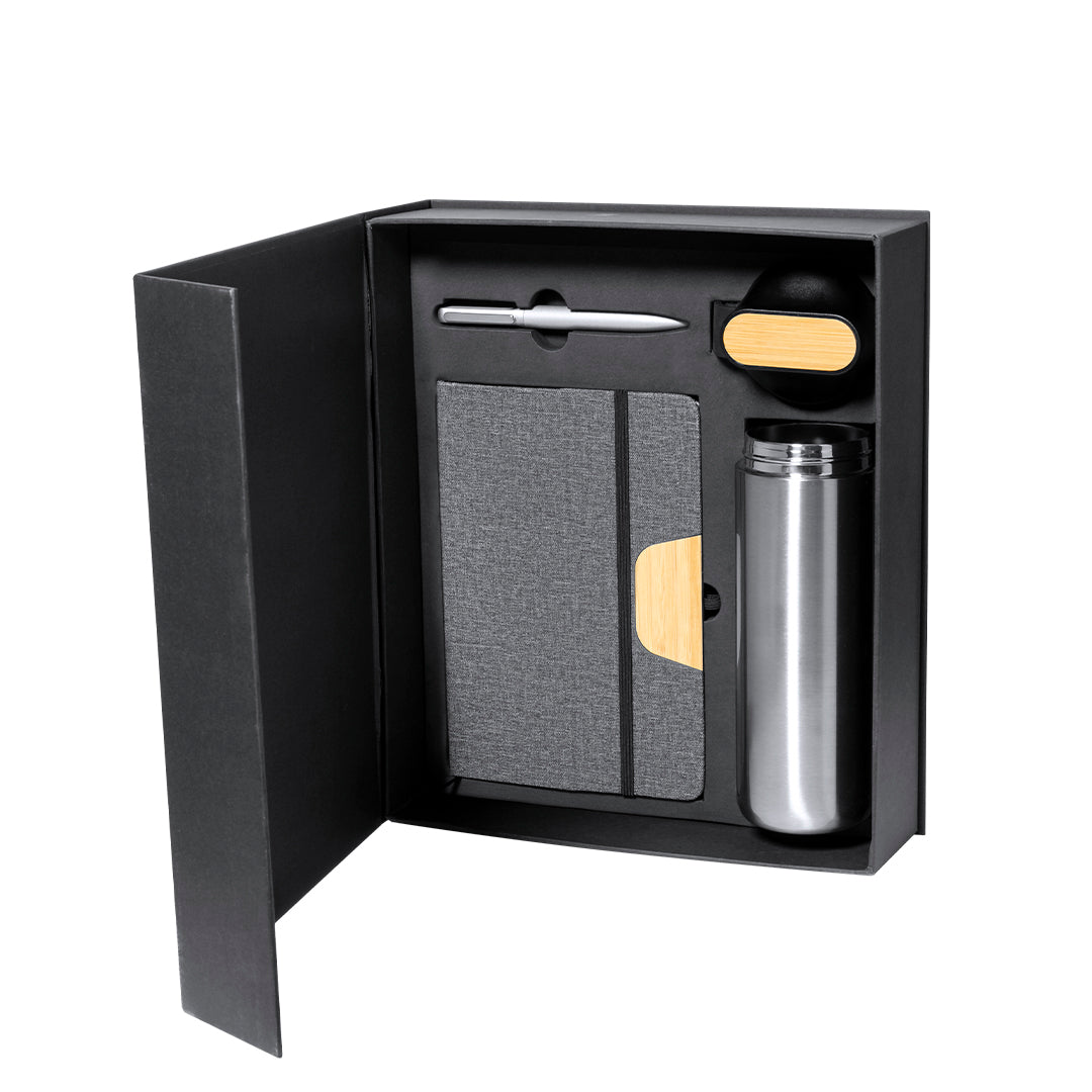 Set Premium Halderan com Termo, Bloco e Caneta