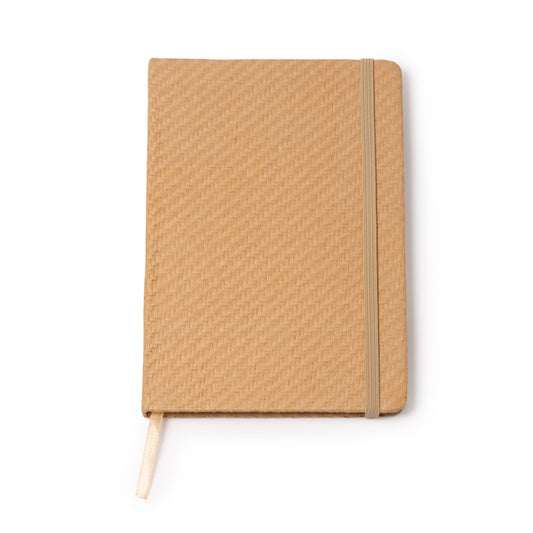Caderno de Capa Dura em Papel Reciclado com Elástico