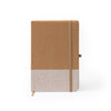 Caderno de Notas em Papel Reciclado com Capa Dura em Tecido Têxtil