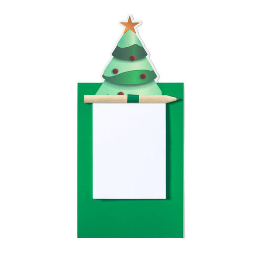 Imã com Bloco de Notas Árvore de Natal