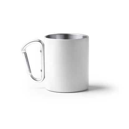 Caneca de Aço Inoxidável com Cabo de Carabina