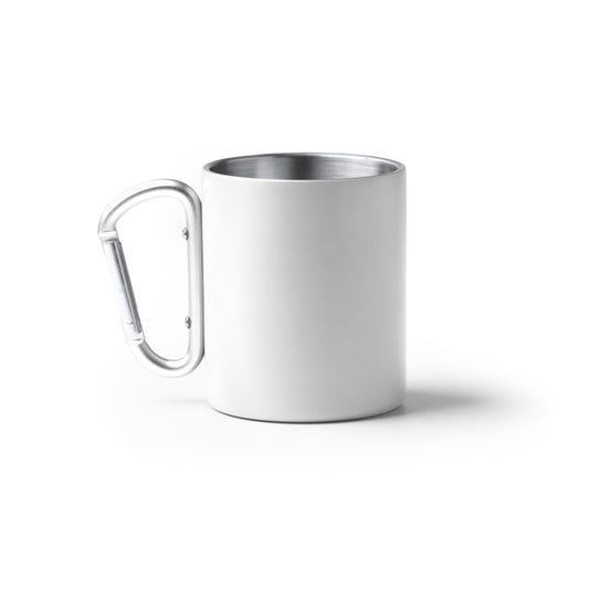 Caneca de Aço Inoxidável com Cabo de Carabina