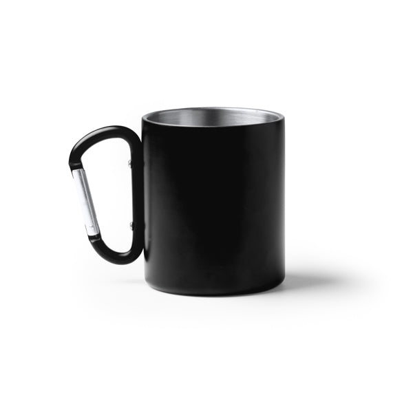 Caneca de Aço Inoxidável com Cabo de Carabina