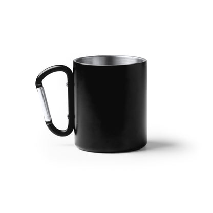 Caneca de Aço Inoxidável com Cabo de Carabina