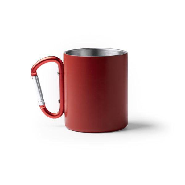 Caneca de Aço Inoxidável com Cabo de Carabina