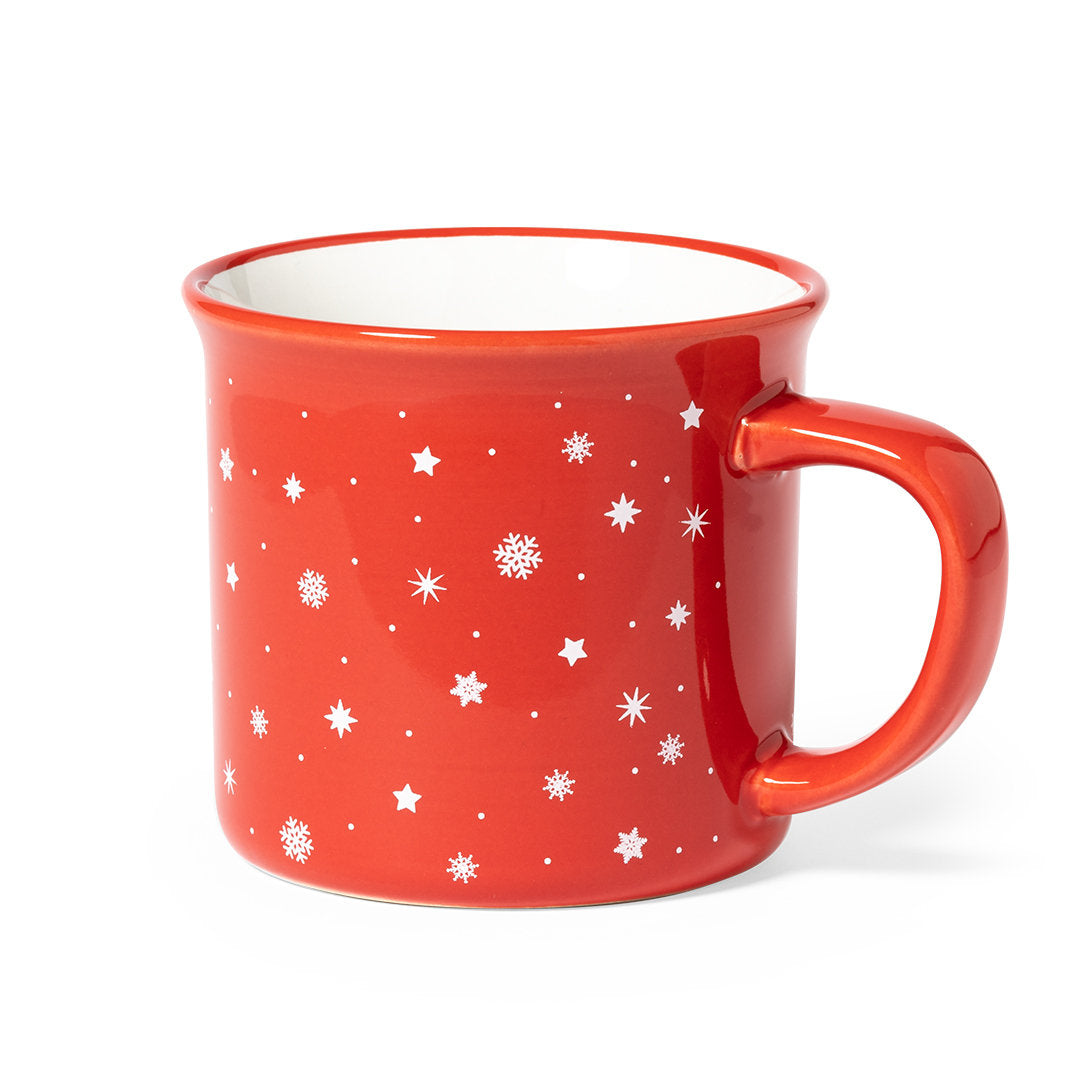 Caneca Vintage de Natal - 280 ml em Cerâmica