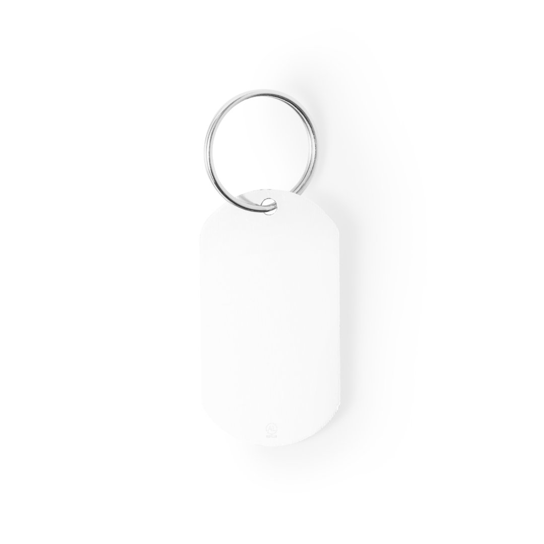 Porta-Chaves de Alumínio Reciclado Prateado