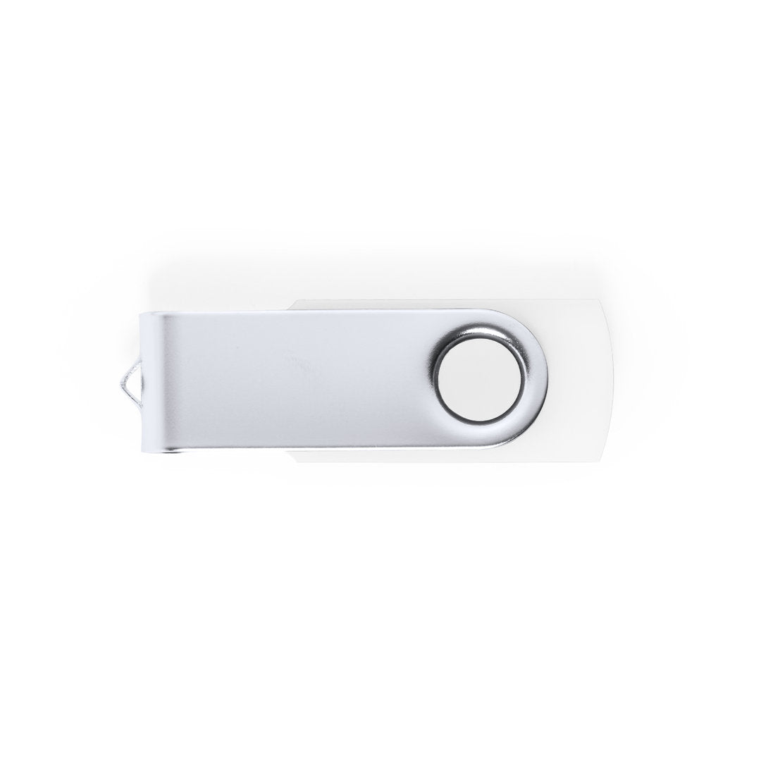 Pen USB 8GB Giratório com Clip Metálico