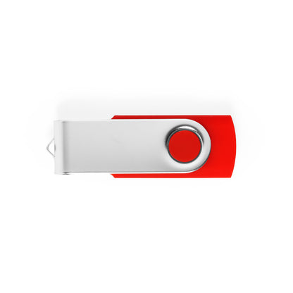 Pen USB 8GB Giratório com Clip Metálico