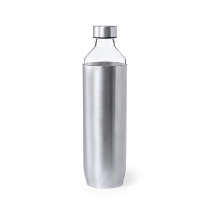 Bidão de Vidro Ivisur 850ml com Tampa em Aço Inox