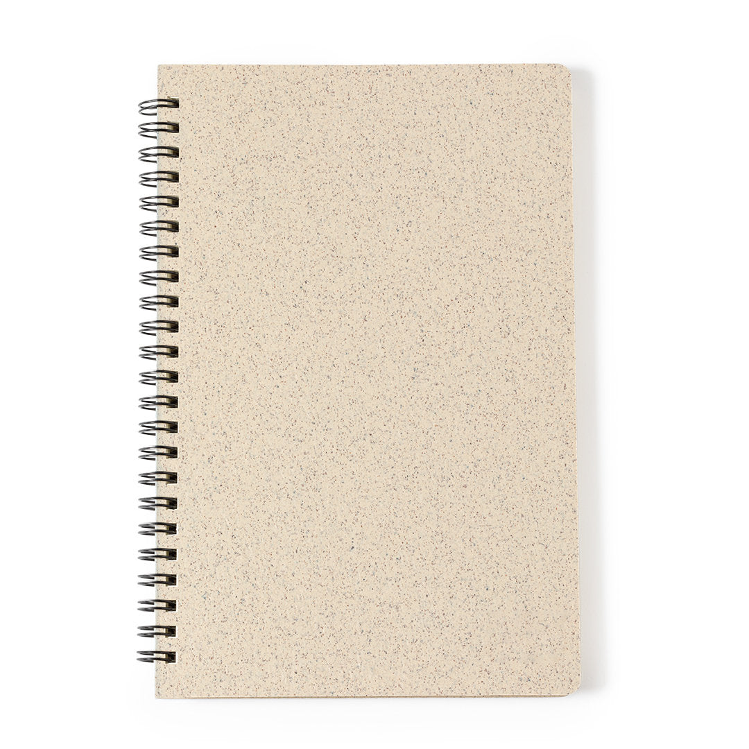Caderno Nature em Capa de Caña de Trigo - 80 Folhas