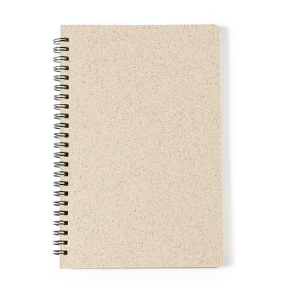 Caderno Nature em Capa de Caña de Trigo - 80 Folhas