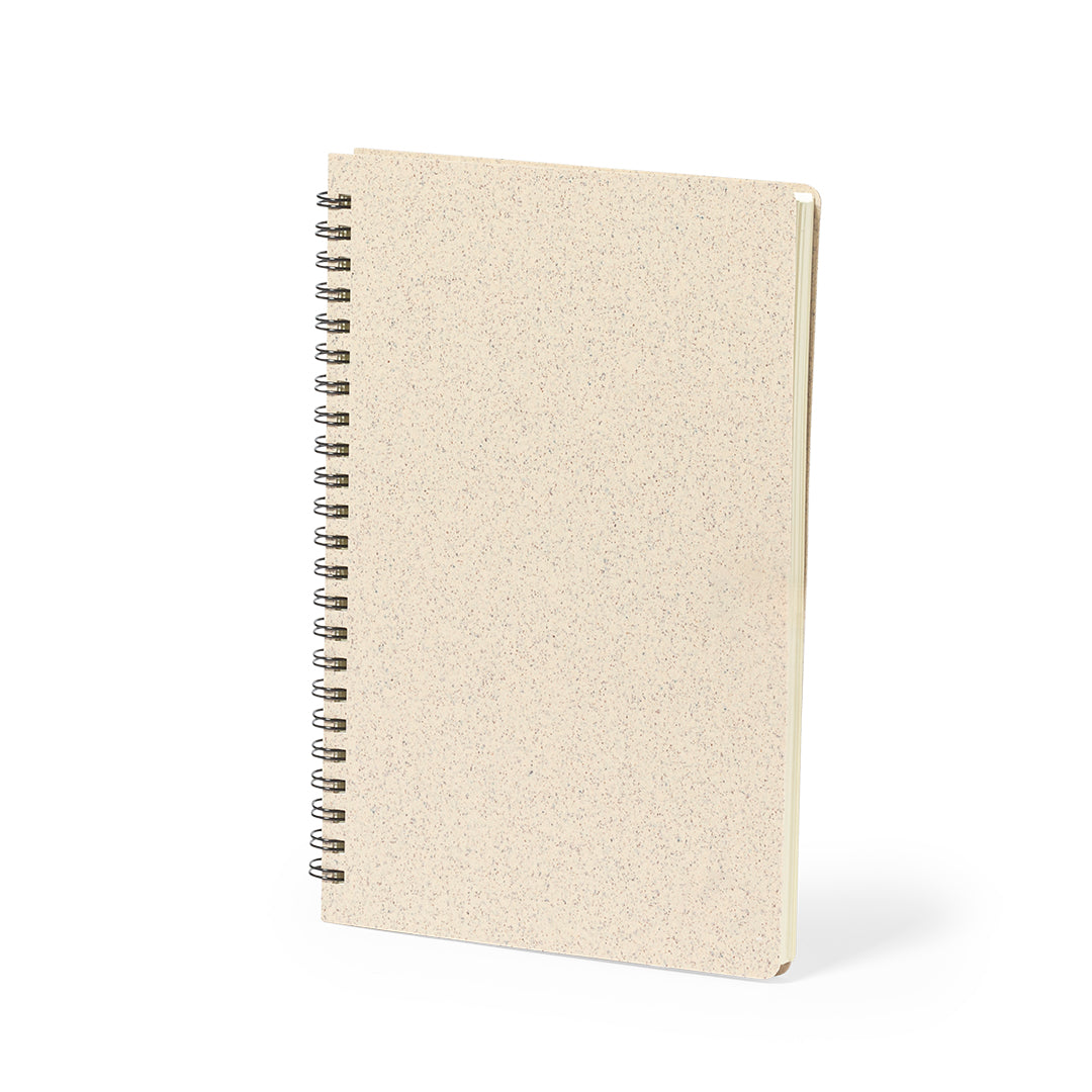 Caderno Nature em Capa de Caña de Trigo - 80 Folhas