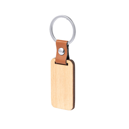 Porta-Chaves de Madeira Natural Elegante