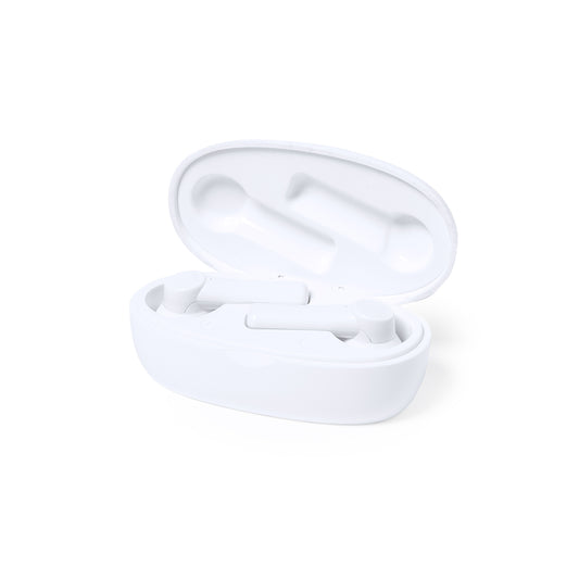 Auriculares Bluetooth Kermit Eco-Friendly com Tampa em Bambu