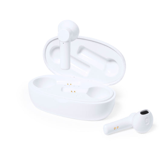 Auriculares Bluetooth Kermit Eco-Friendly com Tampa em Bambu