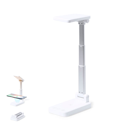 Lâmpada Multifunções Plegável com Carregador Wireless
