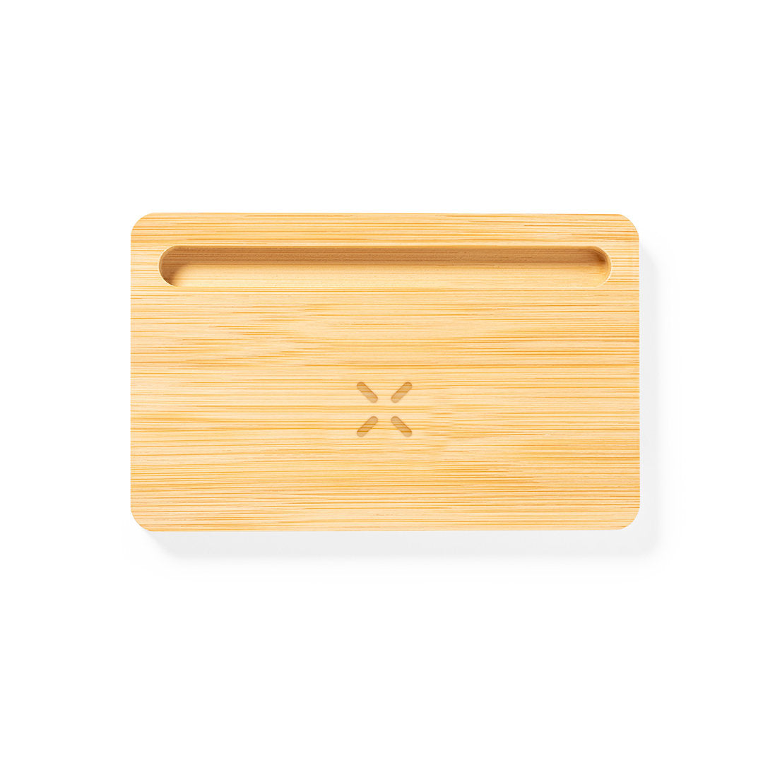 Carregador Sem Fios 15W em Bambu Ecológico