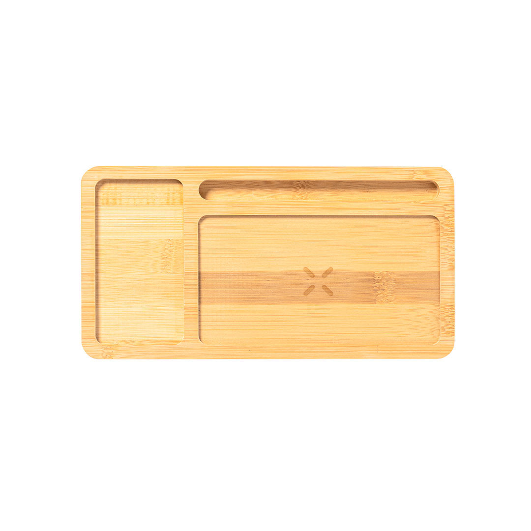 Carregador Organizador Sem Fios 15W em Bambu Natural