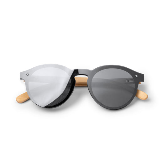 Óculos de Sol em Policarbonato com Lentes UV400 e Hastes em Bambu