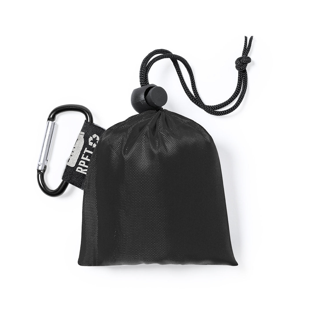Poncho Adulto Sustentável com Bolsa Mosquetão