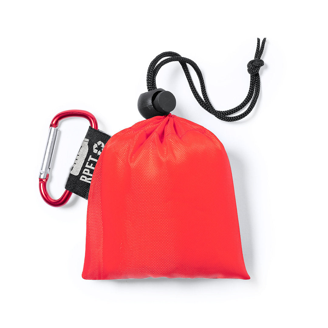 Poncho Adulto Sustentável com Bolsa Mosquetão