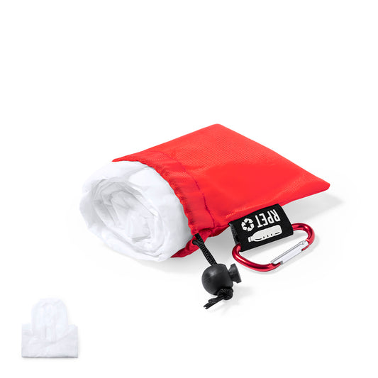 Poncho Adulto Sustentável com Bolsa Mosquetão