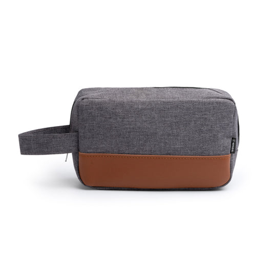Necessaire em Poliéster com Base em Couro Sintético