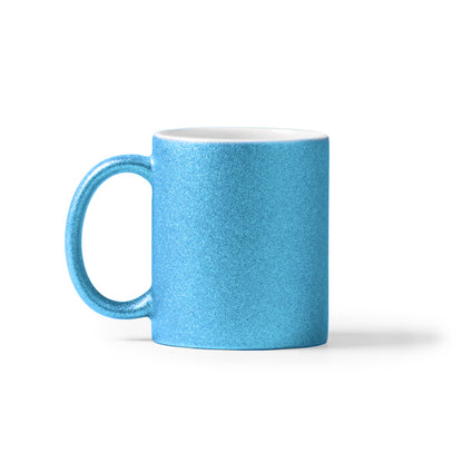 Caneca de Cerâmica Brilhante Azul 350ml