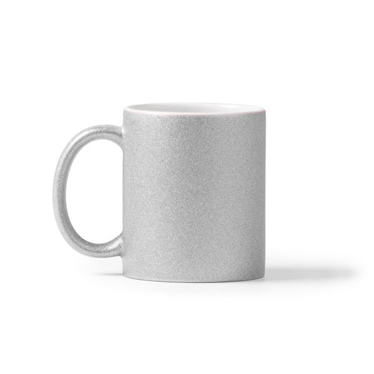 Caneca de Cerâmica Brilhante Azul 350ml