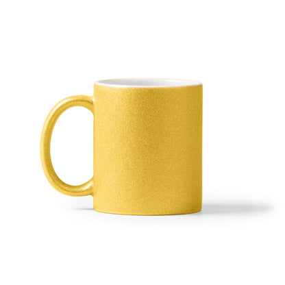 Caneca de Cerâmica Brilhante Azul 350ml