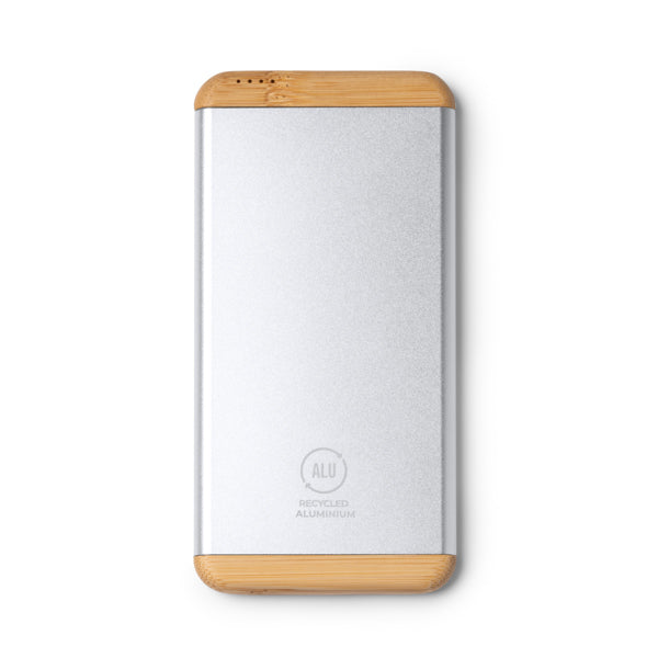 Powerbank de Alumínio 10000mAh com Luz LED