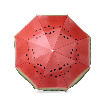 Sombrinha de Praia Colorida com Design Frutal 150cm