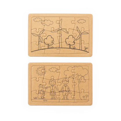 Set de Puzzles Nature em Cartão Reciclado