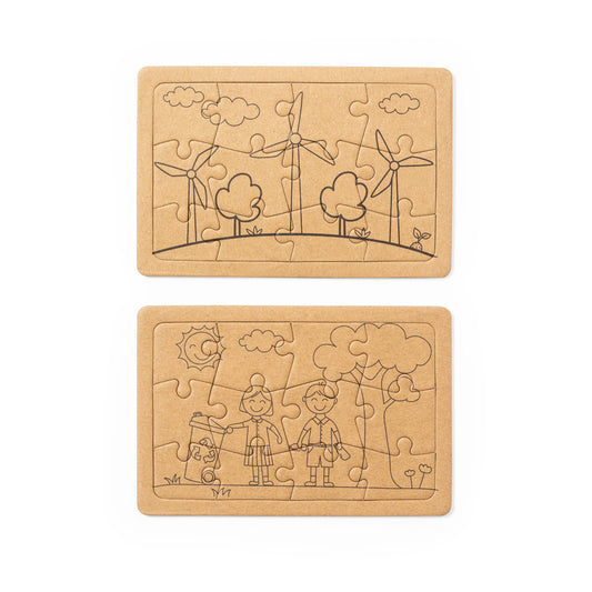 Set de Puzzles Nature em Cartão Reciclado