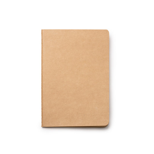 Caderno de Notas em Papel Reciclado com Capa de Couro