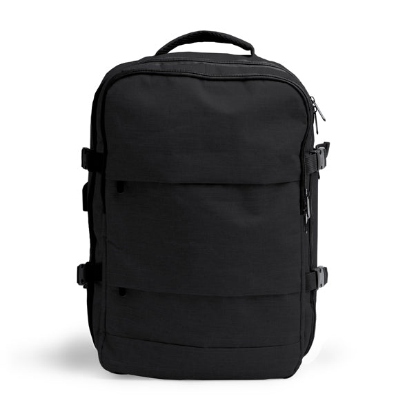 Mochila de Poliéster 15L com Bolso Frontal e Alças Ajustáveis