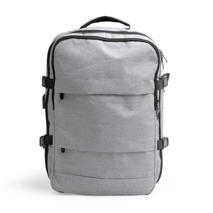 Mochila de Poliéster 15L com Bolso Frontal e Alças Ajustáveis