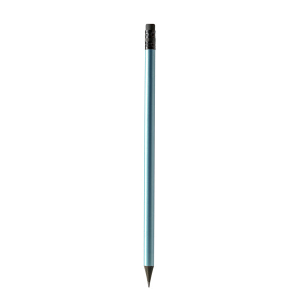 Lápis de Madeira Azul com Borracha
