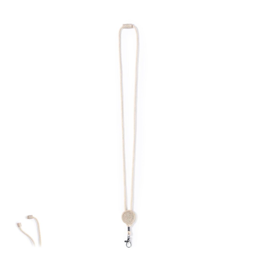 Lanyard Nature em Algodão e Caña de Trigo
