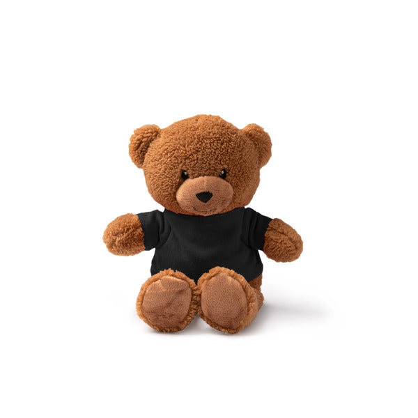 Urso de Peluche em Tecido com Camisola Branca