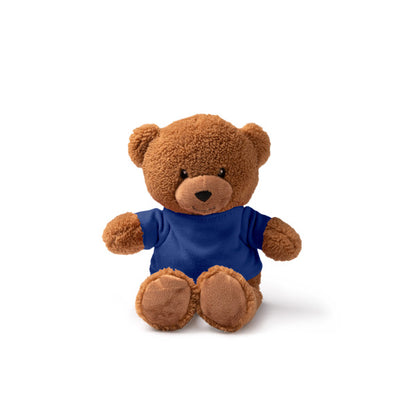 Urso de Peluche em Tecido com Camisola Branca