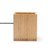 Porta-Lápis em Bambu com Design Minimalista