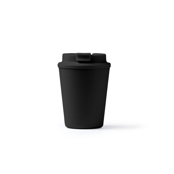 Copo de Plástico Branco 300ml com Tampa e Canudo